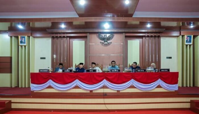 Gubernur Sultra Sampaikan Rancangan Perubahan Kebijakan Umum APBD 2025 dalam Rapat Paripurna DPRD