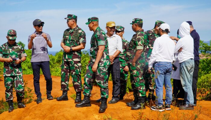 Lanudad Konasara Jadi Proyek Strategis, Bupati Konawe Utara Dampingi Mayjen TNI Zainudin di Lokasi