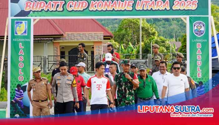 Bupati Ikbar: Bupati Cup Jadi Ajang Membangun Generasi Muda Tangguh Konawe Utara