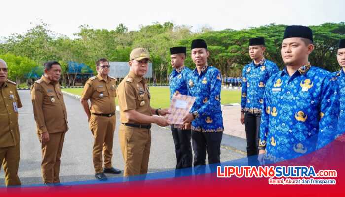 Gubernur Sultra, Andi Sumangerukka Serahkan SK 2.115 ASN: ASN Harus Jadi Perekat dan Pelayan Publik