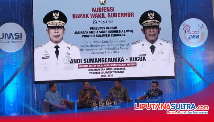 Resmi Buka Musda JMSI Sultra, Wagub Hugua: Media Siber Punya Peran Strategis Kawal Pembangunan Sultra