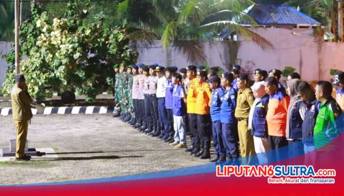 BPBD Sultra Gelar Apel Siaga Bencana 2025, Perkuat Kesiapsiagaan Hadapi Musim Hujan