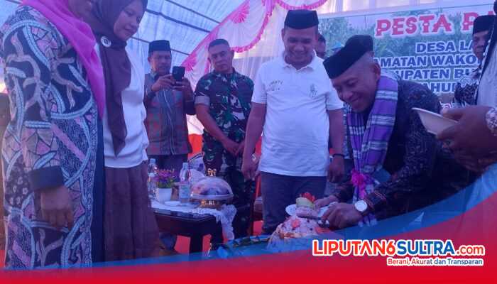 Desa Laeya Sukses Gelar Panen Raya, Bupati dan Wakil Bupati Butur Apresiasi Kerja Kolektif Warga