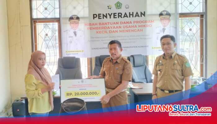 Pemkab Konawe Salurkan Dana Hibah Pemberdayaan UMKM kepada 17 Kelompok Usaha
