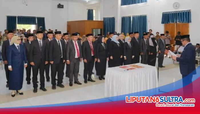Lantik 23 Pejabat Eselon II, Tegaskan Bupati Buton Utara Jabatan Bukan Sekadar Posisi, Jalankan Dengan Amanah