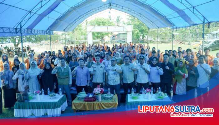 Kolaborasi Kampus dan Daerah, Bupati Konawe Utara Buka Bakti Sosial 170 Mahasiswa Farmasi UHO