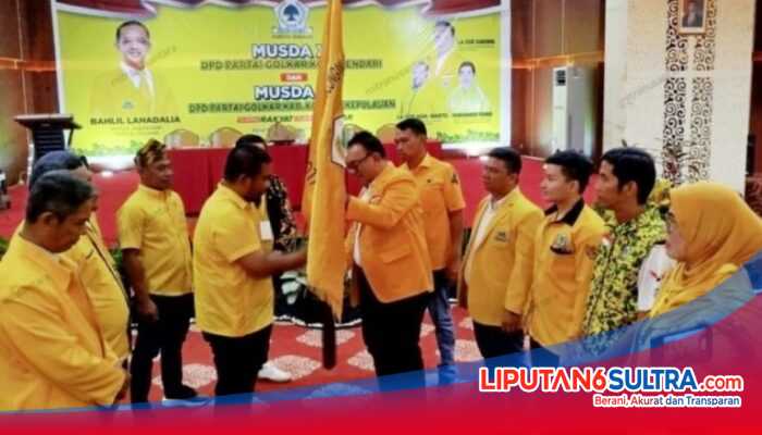 Aklamasi di Musda XI, La Ode Muhammad Inarto Kembali Pimpin Golkar Kendari