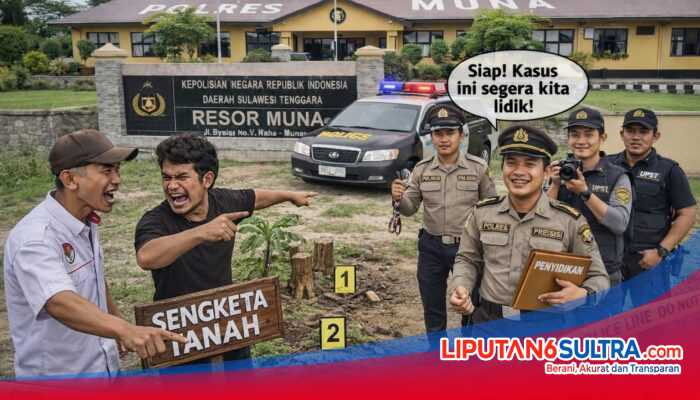 ASN Muna Barat Terjerat Kasus Penyerobotan Lahan, Polres Muna Naikkan Status ke Penyidikan