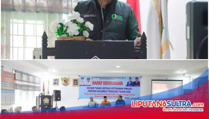 Pemprov Sultra Pastikan Bantuan Pangan Tersalurkan Sebelum Lebaran, Satgas Siap Tindak Pelanggaran