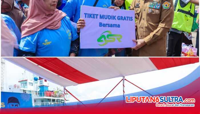 Sambut Lebaran, Program Mudik Gratis ASR Layani Ribuan Warga Sultra