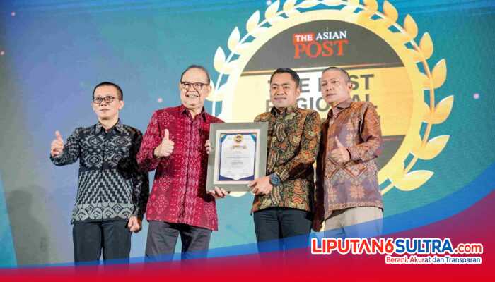 Bank Sultra Raih Predikat “Sangat Baik 2025” pada Ajang The Asian Post Best Regional Champion Awards 2026