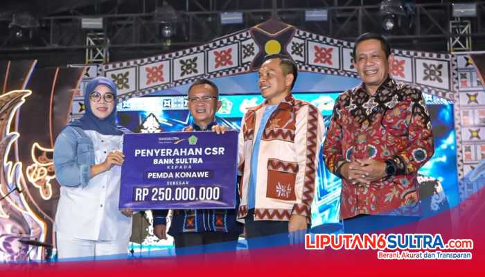 Bank Sultra Perkuat Akses Pendidikan, Salurkan Beasiswa Rp250 Juta untuk Ratusan Pelajar Konawe