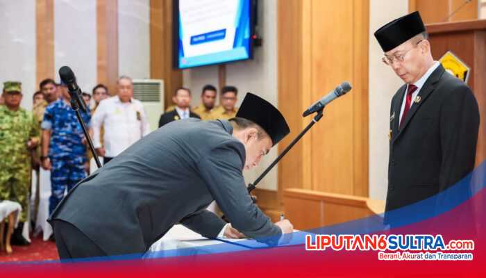 Gubernur Sultra Lantik 112 Pejabat, Tekankan Integritas dan Peningkatan Pelayanan Publik