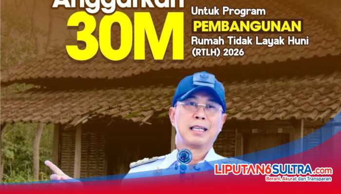 Pemprov Sultra Anggarkan Rp30 Miliar untuk RTLH 2026, Dinas PUPR Siap Perbaiki 600 Rumah