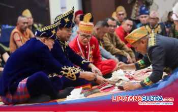 Penganugerahan Gelar Adat Tolaki kepada KASAU dan Gubernur Sultra, Simbol Amanah dan Penguatan Kepemimpinan