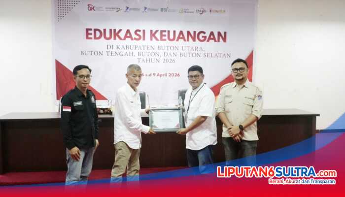 OJK Sultra Intensifkan Edukasi Keuangan, Ratusan Warga Kepulauan Buton Ikut Serta
