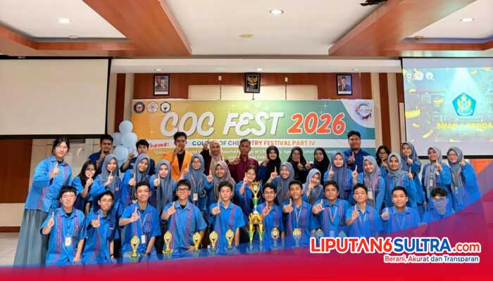 SMAN 1 Kendari Raih Juara Umum di COMIC Sains Part IX 2026