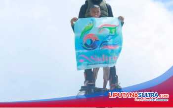 Gubernur Sultra Buka Festival Kuliner dan Atraksi Flying Board di Pulau Bokori