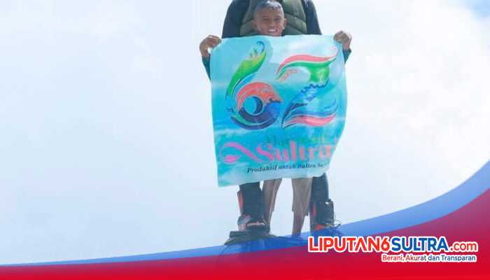 Gubernur Sultra Buka Festival Kuliner dan Atraksi Flying Board di Pulau Bokori