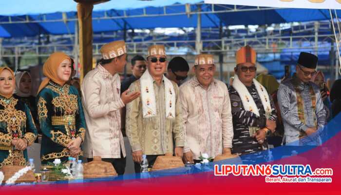 Kirab Budaya Wonderful Wawonii 2026 Resmi Dibuka, Gubernur Sultra Ajak Generasi Muda Lestarikan Budaya Daerah