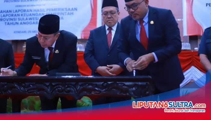 Pemprov Sultra Kembali Raih Opini WTP ke-13 Berturut-turut dari BPK RI