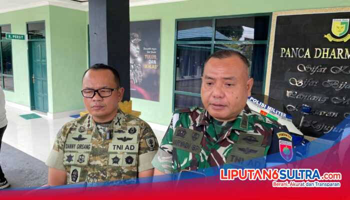 Oknum TNI Terduga Pelaku Asusila Masuk DPO, Denpom Kendari Tegaskan Hukuman Tegas