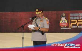 Irjen Didik Agung Widjanarko Sampaikan Salam Perpisahan kepada Personel Polda Sultra