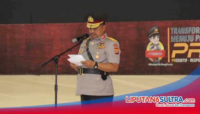 Irjen Didik Agung Widjanarko Sampaikan Salam Perpisahan kepada Personel Polda Sultra