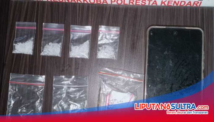 Satresnarkoba Polresta Kendari Ungkap Dua Kasus Sabu di Kemaraya, Dua Mahasiswa Diamankan