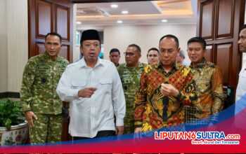 Dorong Penguatan Pertahanan Nasional, Gubernur Sultra dan Bupati Konsel Konsultasi ke Menteri ATR/BPN