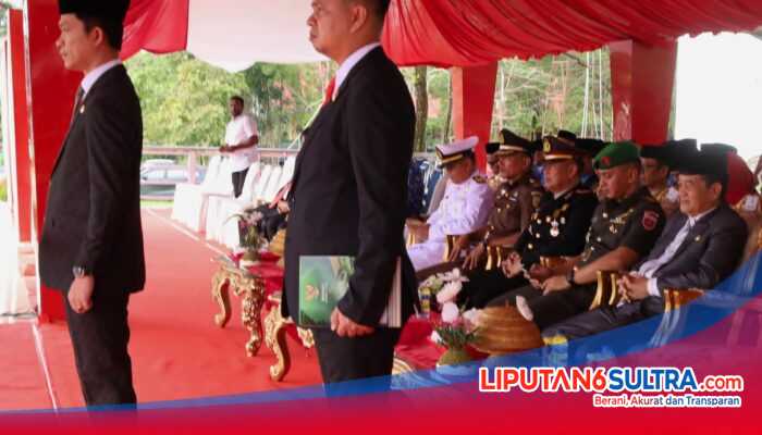 Pemkab Konawe Utara Gelar Upacara Harkitnas ke-118, Bupati Ikbar Tekankan Semangat Persatuan dan Pengabdian