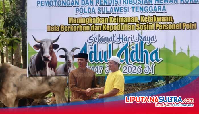 Polda Sultra Salurkan Ribuan Kupon Kurban, Wujud Kepedulian Sosial dan Pengabdian Polri untuk Masyarakat