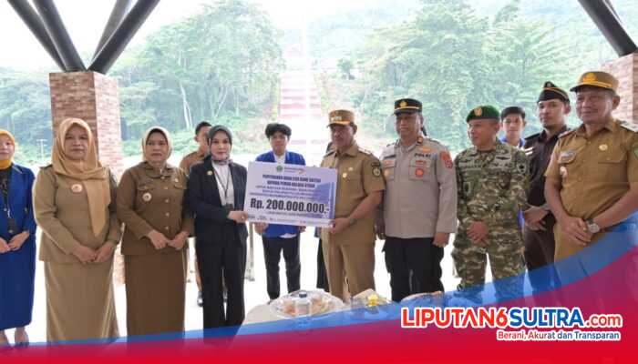 Momentum HANI dan Harganas, Bank Sultra Bantu Pendidikan Mahasiswa UMKOTA Rp200 Juta