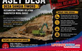 SKANDAL ASET DESA SANGIA TIWORO MEMANAS! Polisi Dalami Dugaan Penggelapan dan Jual Beli Aset, JPKP: Hukum Jangan Tumpul ke Atas