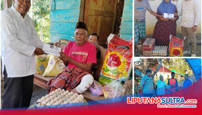 BAZNAZ Mubar Berikan Santunan pada Korban Gigitan Buaya dan Korban Kebakaran