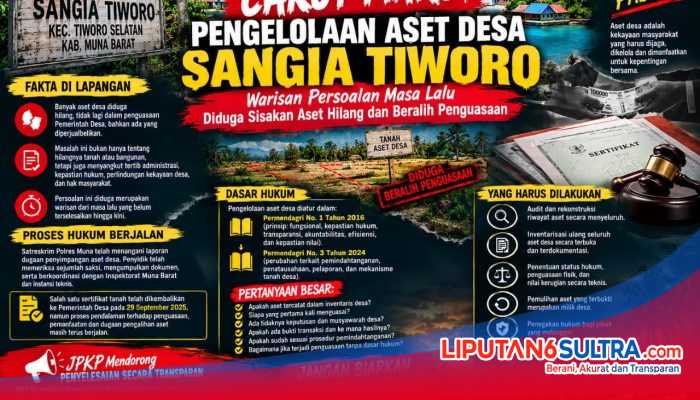 Carut-Marut Aset Desa Sangia Tiworo: Warisan Masa Lalu Sisakan Dugaan Aset Hilang dan Beralih Penguasaan